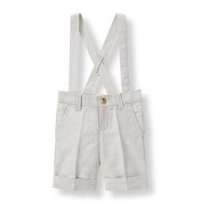 NEW Janie & Jack Suspender Short
